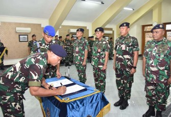 Serah Terima Jabatan Dirrenbang, Dirops, Dirpers dan Dirlambangja Puspenerbal