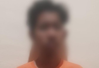 Salah satu pelaku saat diamankan