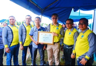 Sejumlah pemenang lomba inovasi Teknologi Tepat Guna (TTG) menyemarakkan kegiatan Jambore PKK Kota Tanjungpinang Ke 8 di Halaman Rumah Dinas Wali kota Tanjungpinang, Selasa (23/4/2024)