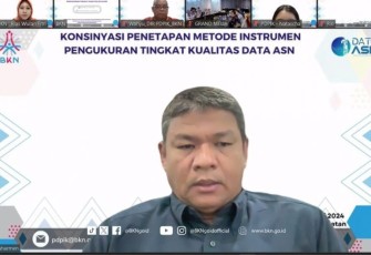 Direktur Pengelolaan Data dan Penyajian Informasi Kepegawaian Wahyu 