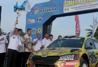 Pembukaan Asia-Pacific Rally Championship di Sumut