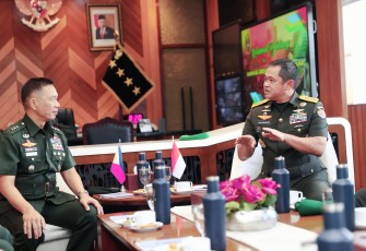 Kunjungan Commanding General of The Philipines Army (Kasad Filipina) Lieutenant General Roy Galido  