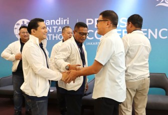 Wakil Bupati Bintan Ahdi Muqsith Hadiri Press Conference Mandiri Bintan Marathon 2024