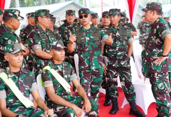 Kasum TNI Cek Kesiapan Akhir Pesta Rakyat Dalam Rangka HUT Ke-79 TNI Tahun 2024 di Monas