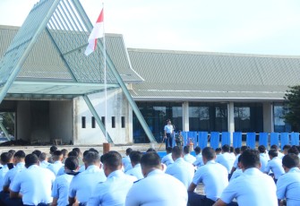 Danlanud Sultan Hasanuddin Pimpin Apel Khusus dan Dihadiri Seluruh Prajurit
