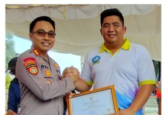 Polres Bintan Terima Penghargaan