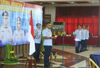 Danlanud Sultan Hasanuddin Didampingi Ketua PIA Ardhya Garini Cabang 7/D ll Hadiri Sertijab Danlanud  Sam Ratulangi serta Danlanud Dhomber di Makoopsud II