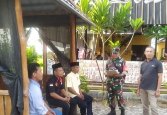 Babinsa Desa Jeruk Gulung Gelar Komsos 