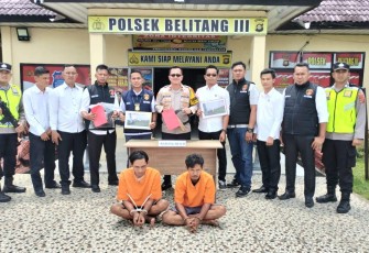 Polsek Belitang III Berhasil Ungkap Kasus Pencurian Hewan Ternak Milik Warga Desa Kuto Sari