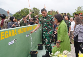 Danrem 023/KS bersama Pangdam I/BB Dampingi Kunker Kasad ke wilayah Kodim 0210/TU