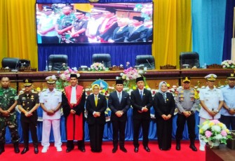 Rapat Paripurna Peresmian Pengangkatan Pimpinan DPRD Bintan Masa Jabatan 2024-2029