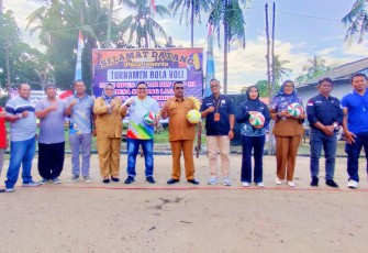 Turnamen Bola Volly Semi Open Antar RW Cup Ke3 Resmi di Buka 