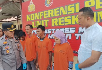 Polsek Medan Tembung Tangkap 4 Pelaku Pembunuhan Wanita yang Ditemukan di Tumpukan Sampah