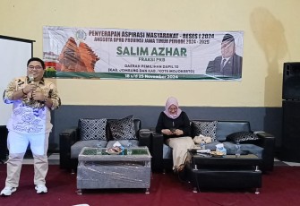 Salim Azhar Dicurhati Warga Soal Jalan Rusak dan Minimnya Bantuan UMKM
