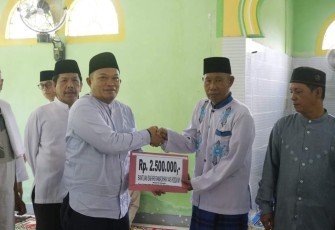 Bupati Seluma Safari Ramadan di Masjid Al Hidayah Desa Talang Kabu 
