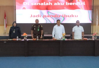 Sekda Bintan Buka Sosialisasi Anti Korupsi Bagi Seluruh Kepala OPD Hingga Kepala Desa