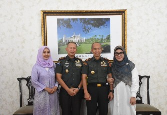 Danrem 031/WB Sambut Hangat Wakil Dansesko TNI