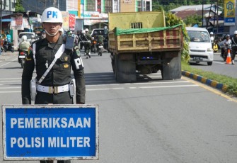 Pomdam Kasuari Bersama Satlantas Polresta Manokwari Gelar Razia Bersama