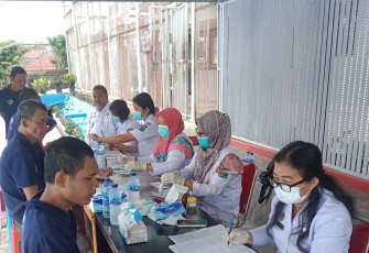 Lapas Narkotika Kelas IIA Pematang Siantar Berikan Pelayanan Gratis Skrining TBC, HIV/AIDS dan Siplis Kepada 100 Warga Binaan
