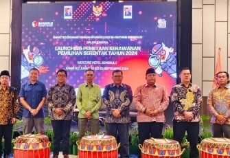 Bawaslu Provinsi Bengkulu Launching Pemetaan Kerawanan Pemilih Serantak Tahun 2024