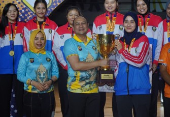 Kapolda Kalbar Resmi Menutup Turnamen Voli Kapolda Cup 2024