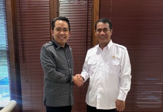 Gus Fawait saat Temui Mentan Amran Sulaiman, Jumat (6/12/2024) di Jakarta.