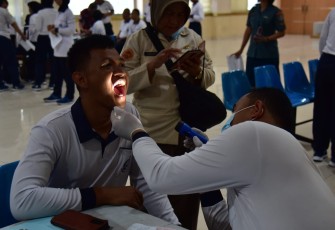 Prajurit dan PNS Kolinlamil Laksanakan Urikes Rutin