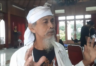 Eyang Lawu, selaku pegiat budaya Solo