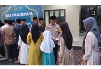 Polsek Pagedangan Berkumpul Bersama Anak Yatim Piatu 