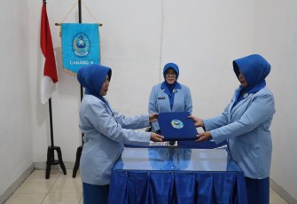 Ketua Cabang 9 Korcab V DJA II Pimpin Reorganisasi Pengurus Jalasenasti Lanal Malang