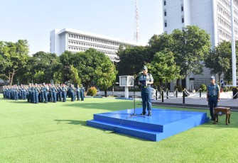 Asops Kasal Pimpin Upacara Bulanan