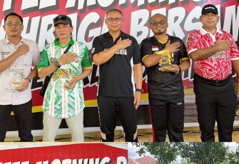 SMSI Borong Juara Menembak di Coffee Morning Polda Bengkulu 