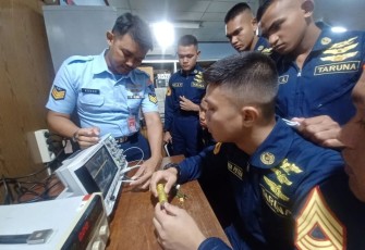 Praktikum Teknik Radar I Taruna Tk. IV AAU di Depohar 50