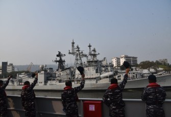 KRI Sultan Iskandar Muda-367 Kembali Menuju Tanah Air