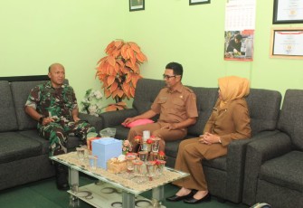 Kunjungan kerja strategis Dandim 0806/Trenggalek ke Kantor Dinas Perikanan Kabupaten Trenggalek