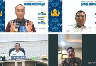 Webinar penggunaan iuran Korpri 