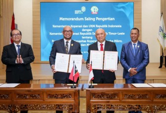 Sepakat Kerja Sama Kembangkan Kapasitas Koperasi dan UMKM, Selasa (20/2)