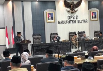 Fraksi-fraksi DPRD Kabupaten Blitar Sampaikan Pandangan Umum untuk LKPJ Bupati Blitar Tahun 2023
