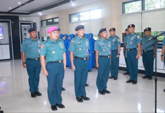 Kenaikan pangkat prajurit Koarmada III Sorong, Senin (1/4)