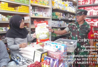 Pantau harga kebutuhan pokok masyarakat binaan