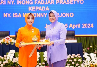 Ketua Umum Dharma Pertiwi Pimpin Sertijab Ketua Dharma Pertiwi Unsur PIA Ardhya Garini 