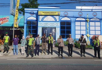 Pos PAM pengamanan arus mudik di wilayah Kabupaten Trenggalek 