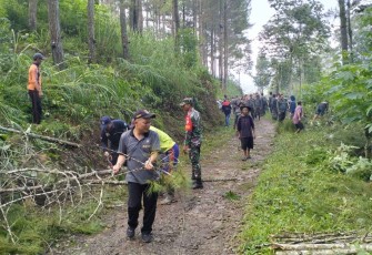 Persiapan lokasi TMMD di Desa Tanggaran
