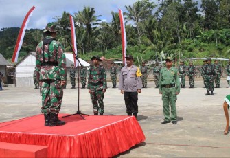 Persiapan gladi resik pembukaan TMMD 