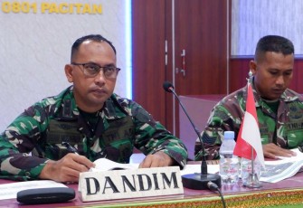 Dandim 0801/Pacitan Letkol Arh Imam Musahirul