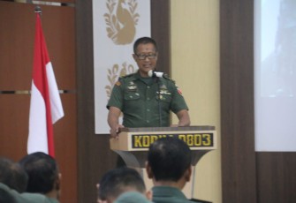 Pabung Kodim 0803/Madiun Mayor Inf Timbul Moedjihartoyo