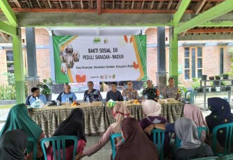 Bhakti sosial wilayah desa binaan 