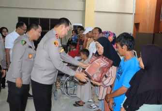 Ratusan Masyarakat Antusias Ikuti Bakti Kesehatan Polda Bengkulu 