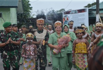 Dandim 1710/Mimika Sambut Kedatangan Danrem 174/ATW 