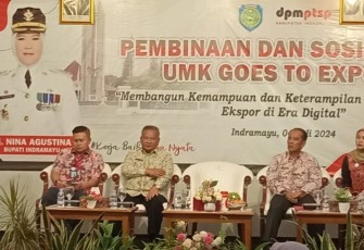Pemkab Indramayu Lakukan Pembinaan dan Sosialisasi UKM Goes To Export 